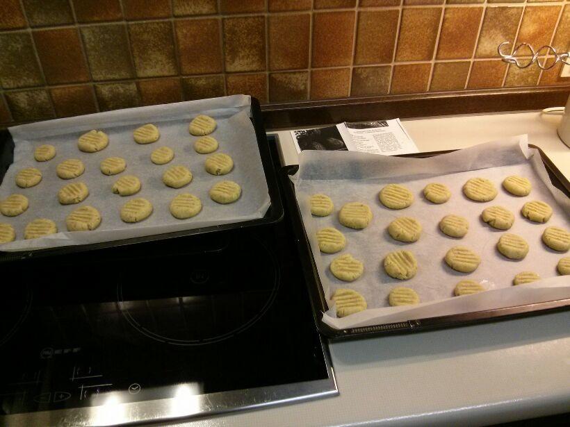 Cookies before baking